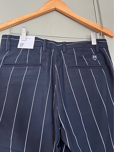 34 Beden lacivert Renk Knowledge cotton apparel pantolon