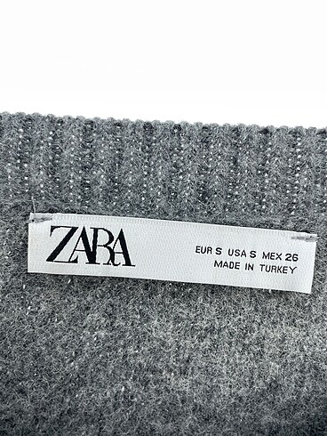 s Beden gri Renk Zara Bluz %70 İndirimli.