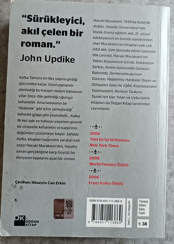  Haruki Murakami - Sahilde Kafka Romanı