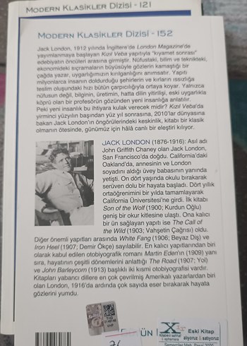 Jack London - Kızıl Veba Romanı - Görsel 2