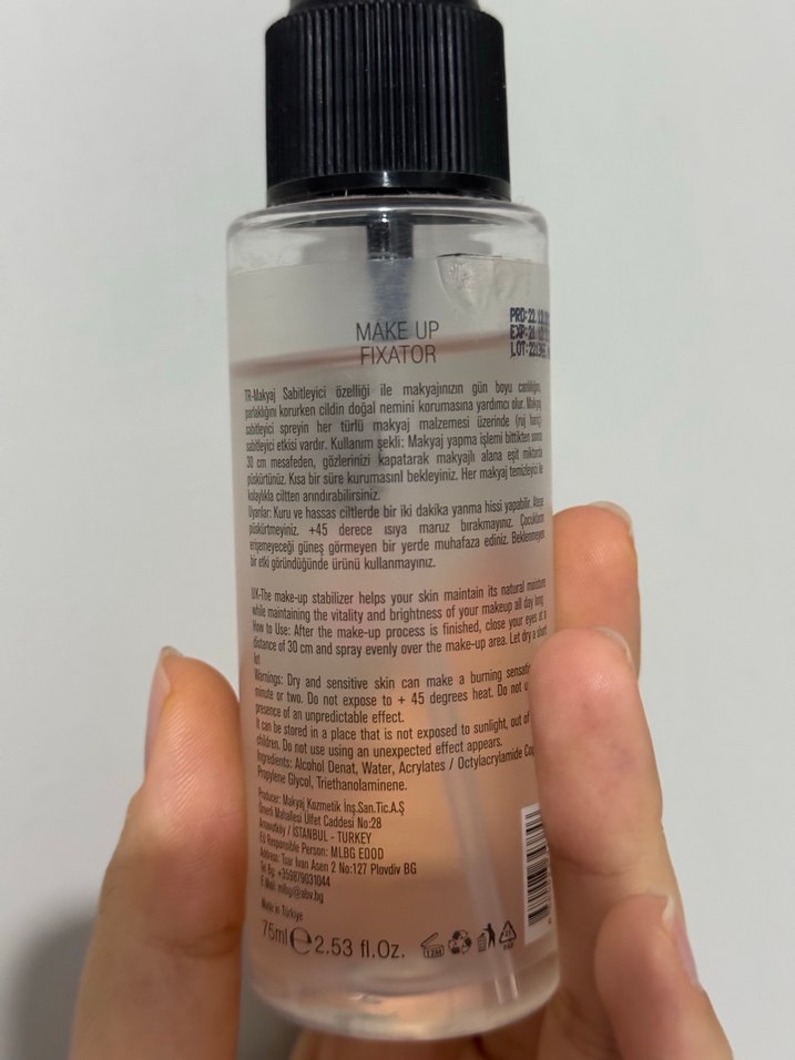 Newwell Parlatıcı Makyaj Sabitleyici Sprey - Görsel 2