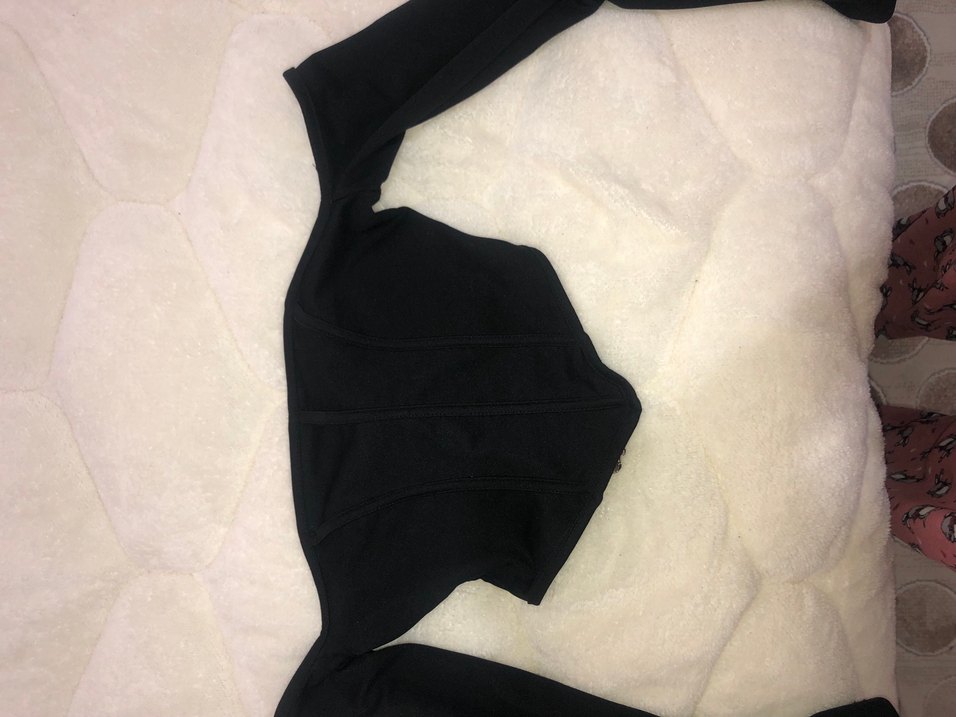 Siyah Uzun Kollu  Büstiyer - Görsel 2