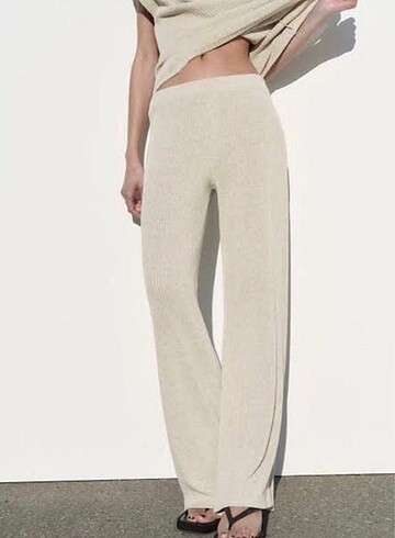 Zara örme pantolon