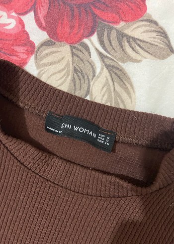 Kahverengi Triko Kadın Kazak - Görsel 2