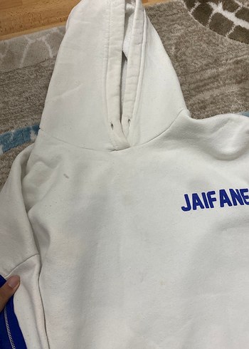 Diğer Kadın Beyaz Fermuarlı Sweatshirt
