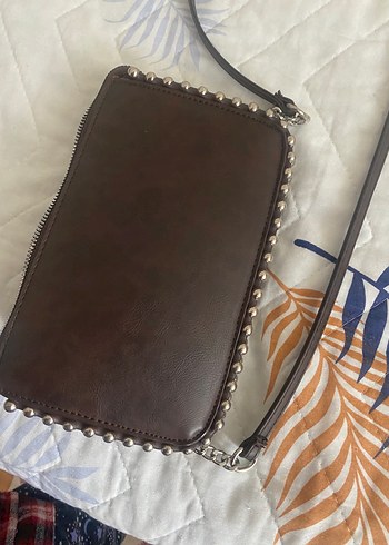 Kahverengi Deri Kadın Çanta - Görsel 6