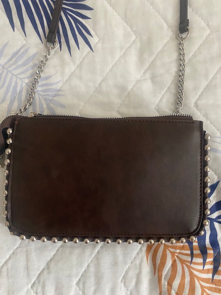 Kahverengi Deri Kadın Çanta - Görsel 2