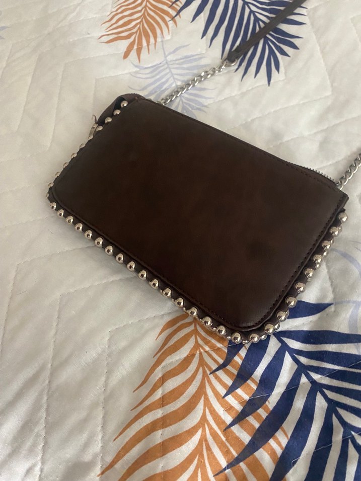 Kahverengi Deri Kadın Çanta - Görsel 3