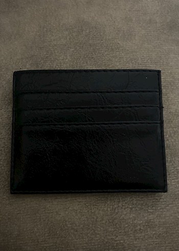 Siyah Yılan Derisi Desenli Kadın Deri Cüzdan - Görsel 2