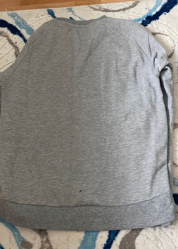 Gri Harvard Baskılı Kadın Sweatshirt - Görsel 3