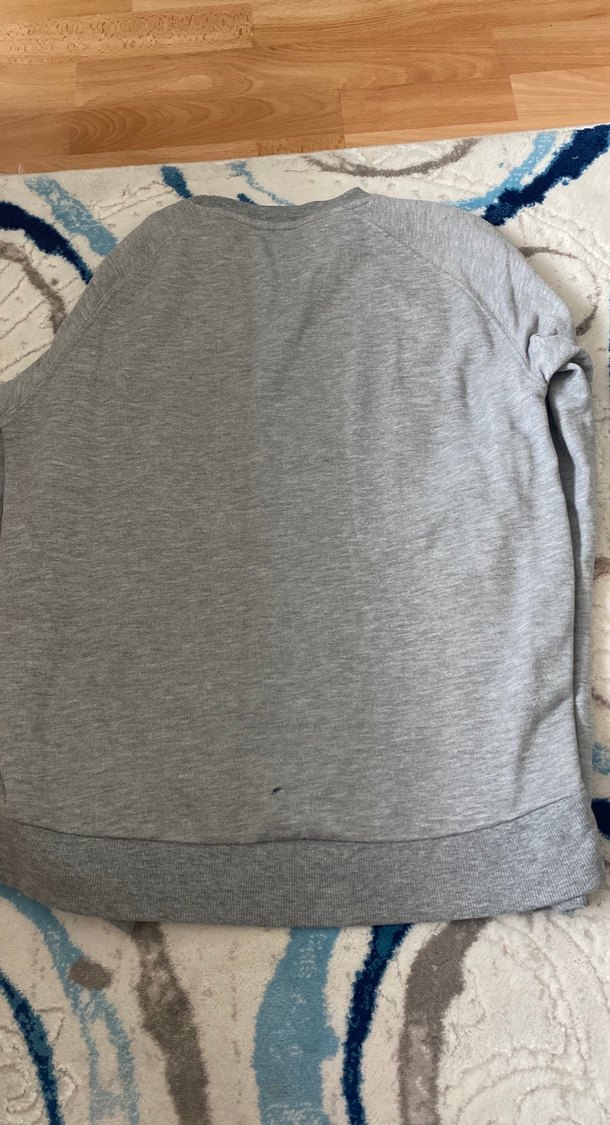 Gri Harvard Baskılı Kadın Sweatshirt - Görsel 3