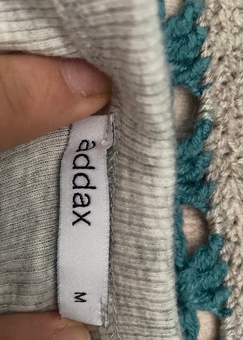 Gri Kadın Triko Kısa Kollu Bluz - Görsel 2