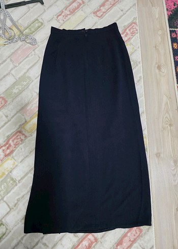 Lacivert Kadın Uzun Etek - Görsel 2