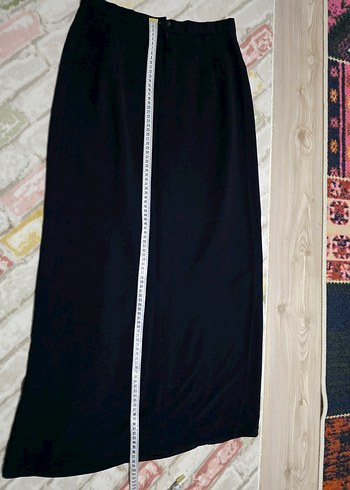 Lacivert Kadın Uzun Etek - Görsel 4