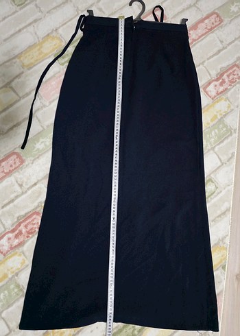 Lacivert Kadın Uzun Etek - Görsel 4