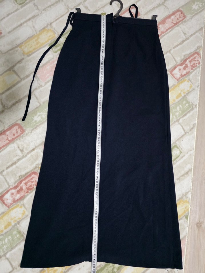 Lacivert Kadın Uzun Etek - Görsel 4