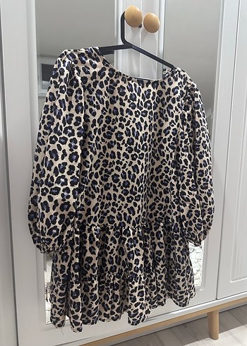 Kahverengi Leopar Desenli Bluz - Görsel 2
