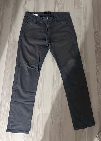 Gri Erkek Denim Pantolon - Görsel 2
