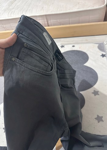 Gri Erkek Denim Pantolon - Görsel 6