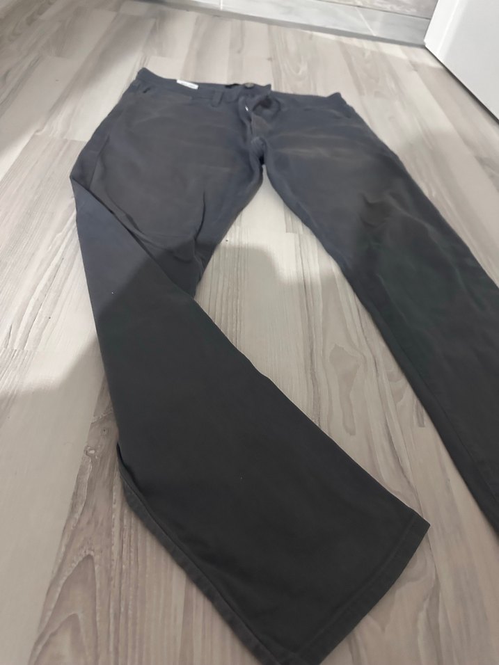 Gri Erkek Denim Pantolon - Görsel 4