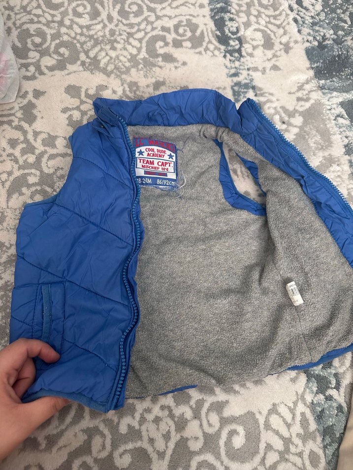 18-24 Ay Erkek Çocuk Mavi Şişme Yelek - Görsel 2