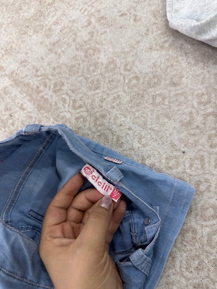 Kız çocuk kot etek - Görsel 3