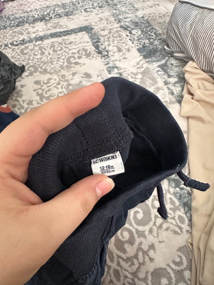 Erkek Çocuk lacivert Rahat Kesim Kot Pantolon - Görsel 2