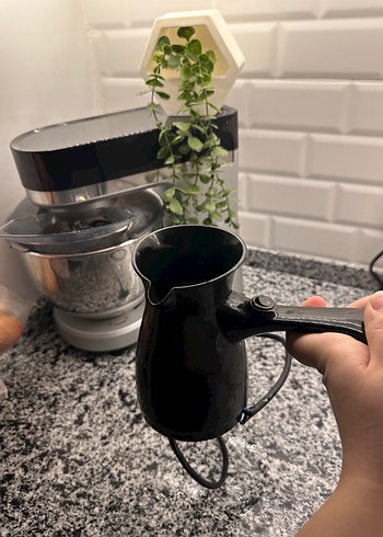 Siyah Elektrikli Türk Kahve Makinesi - Görsel 4