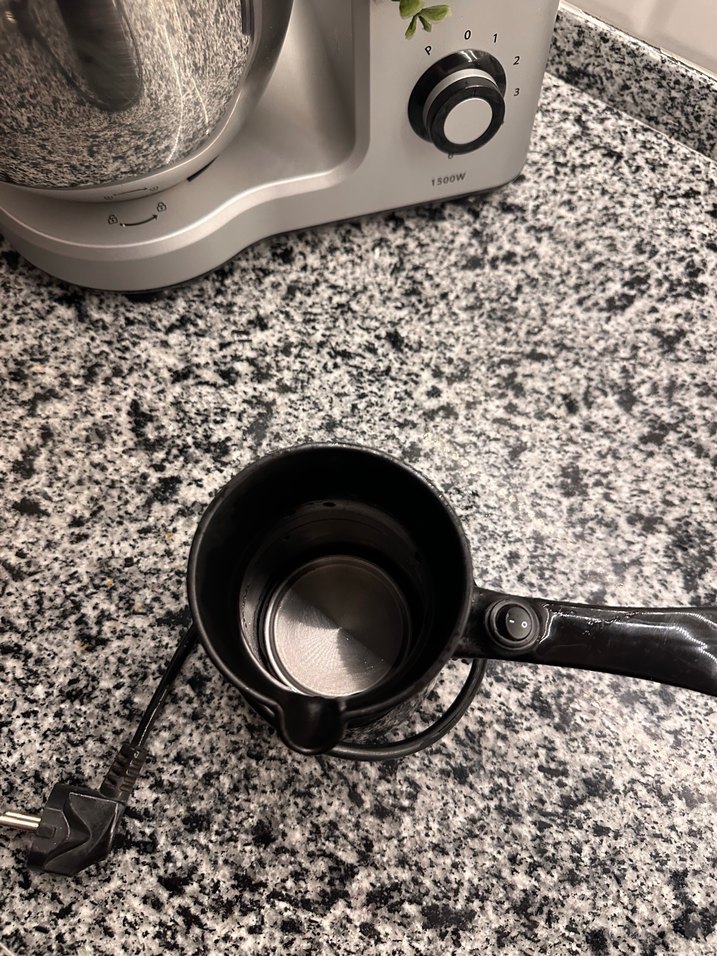 Siyah Elektrikli Türk Kahve Makinesi - Görsel 2