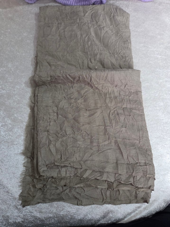 Haki vual kraş  Kadın Şal - Görsel 2