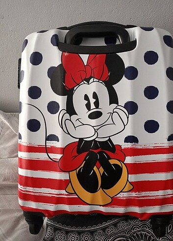 Beden Minnie mouse american tourister valiz