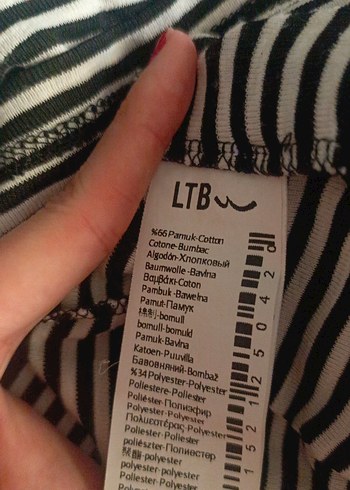 s Beden çeşitli Renk LTB çicek nakışlı tişört