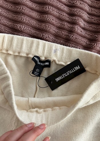 Beyaz Pamuklu Rahat Kesim Kadın Pantolon - Görsel 2