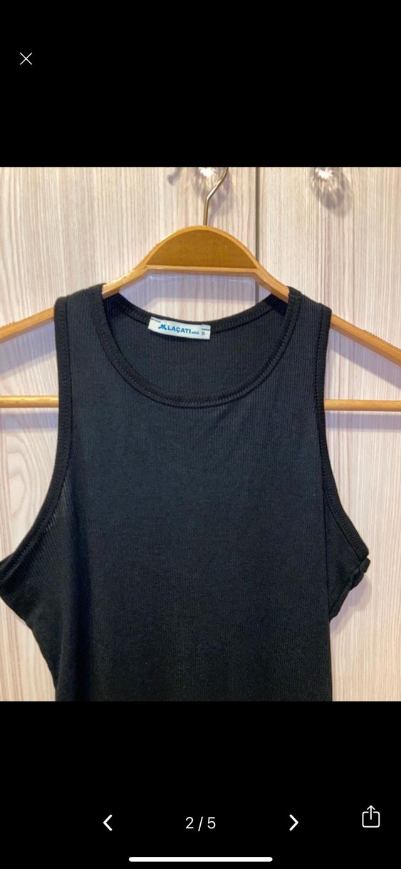 Siyah Uzun Kolye Yaka Kadın Kalem Elbise - Görsel 4