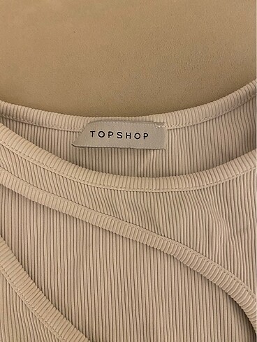 Topshop Crop gogus dekolteli ust