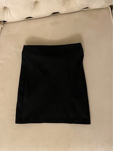 Mini Kucuk yirtmac detayli etek