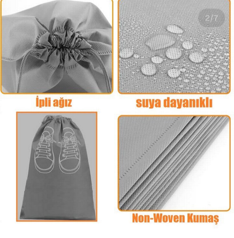 50 adet kampanyalı ürün ayakkabı kılıfı - Görsel 2