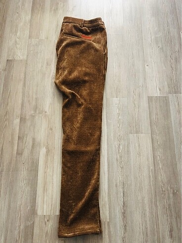 s Beden kahverengi Renk ZEGNA VİP KADİFE PANTOLON