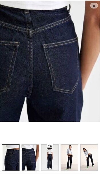s Beden Defacto Koyu Jean Pantolon