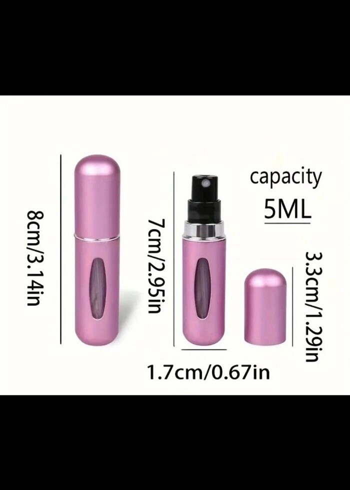 Seyahat parfüm Şişesi  - Görsel 2