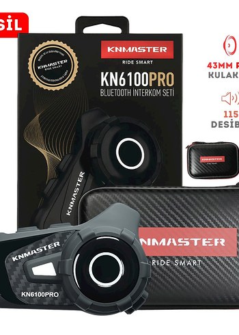 KNMASTER KN6100PRO Bluetooth Interkom Seti