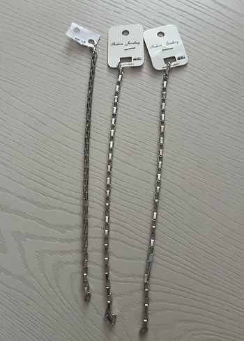 Gri Zincir Detaylı erkek El Zinciri - Görsel 2