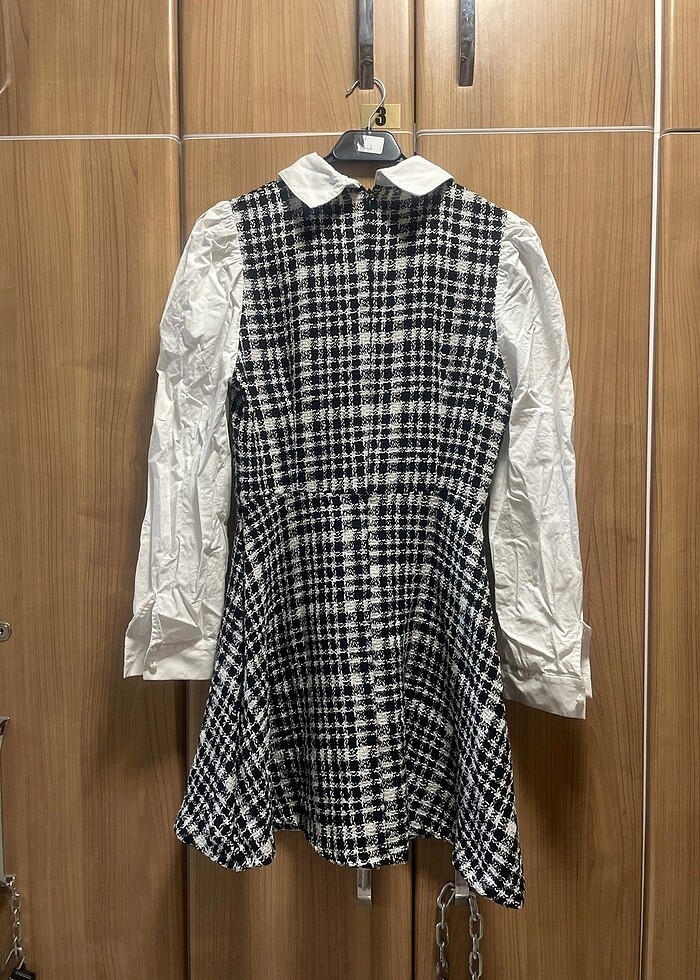 Diz üstü elbise koton - Görsel 2