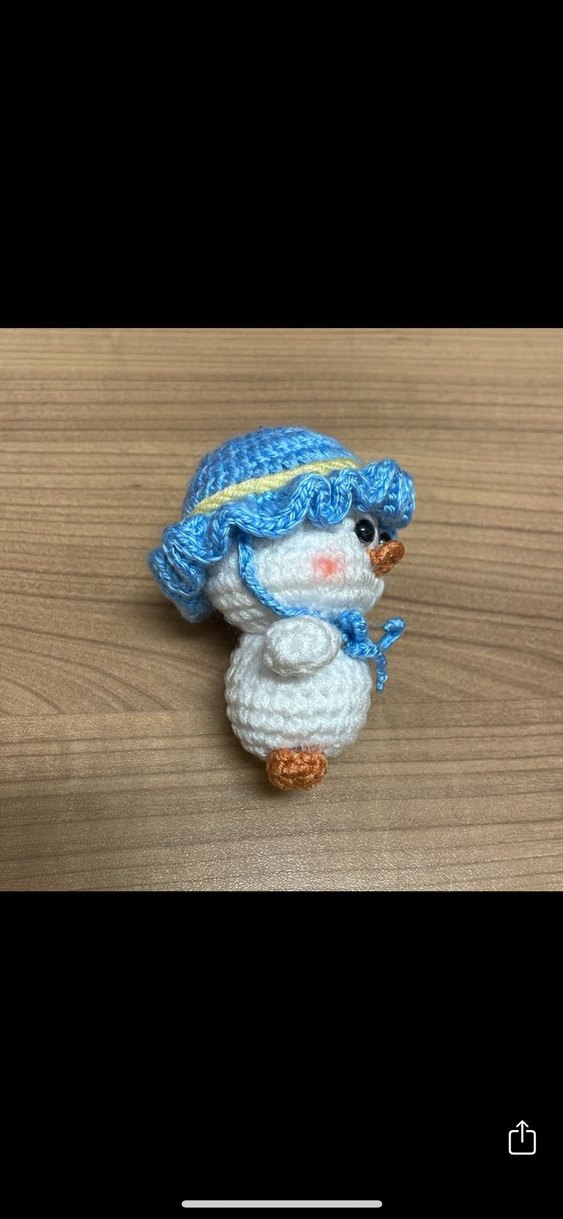 Anahtarlık el yapımı örgü - Görsel 2