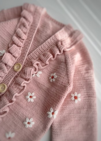 Kız Çocuk Triko Hırka - Görsel 3