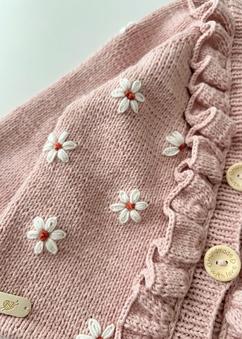 Kız Çocuk Triko Hırka - Görsel 4