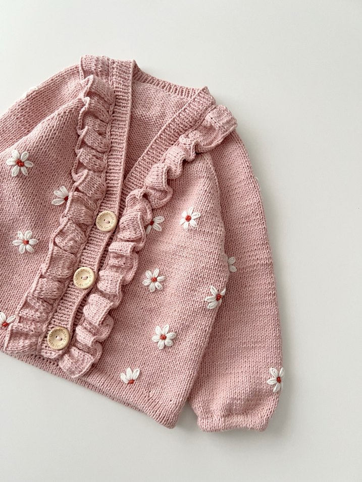 Kız Çocuk Triko Hırka - Görsel 2