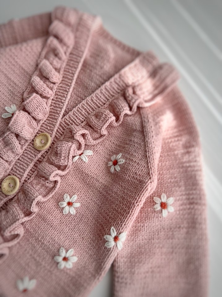 Kız Çocuk Triko Hırka - Görsel 3