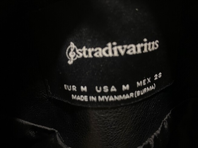 Stradivarius Deri ceket