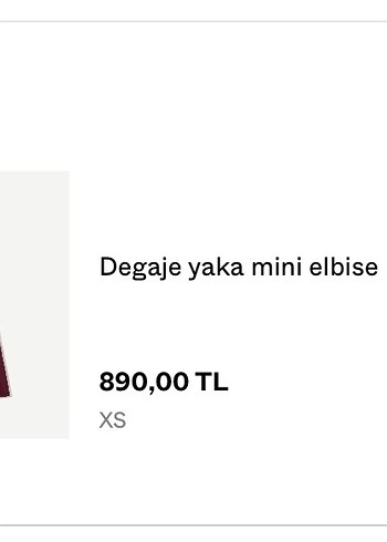Bordo Degaje yaka mini elbise - Görsel 3